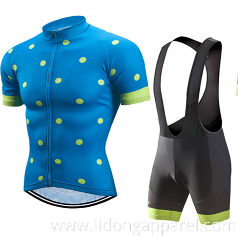 Breathable Anti-UV Bicycle Wear Short Sleeve Cycling Jersey for Men